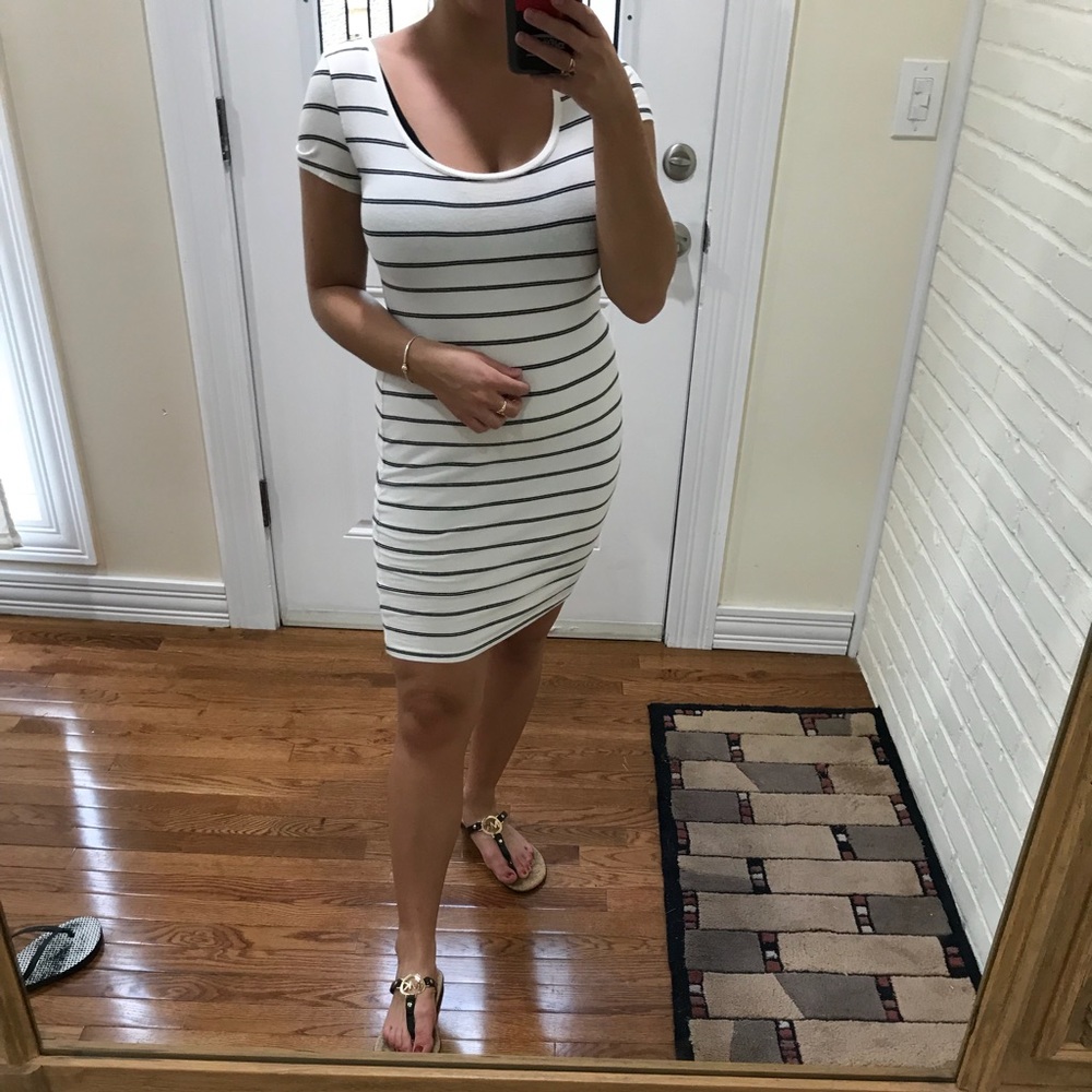 Stripe T-shirt dress
